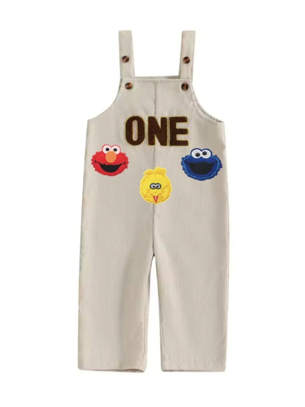Sesame Street Romper Elmo Outfit Smash First Birthday Bodysuit Cookie Monster
